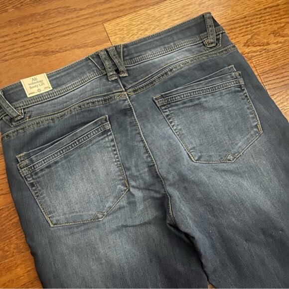 NWT Democracy Dark-Wash Freedom Ankle Skimmer with “Ab”technology Size 8 - Picture 4 of 6